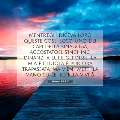 Matteo 9:18 Versetto della Bibbia Spiegato