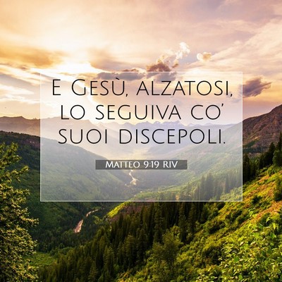 Matteo 9:19 Versetto della Bibbia Spiegato