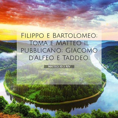 Matteo 10:3 Versetto della Bibbia Spiegato