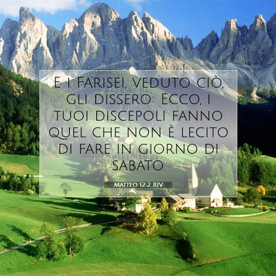 Matteo 12:2 Versetto della Bibbia Spiegato