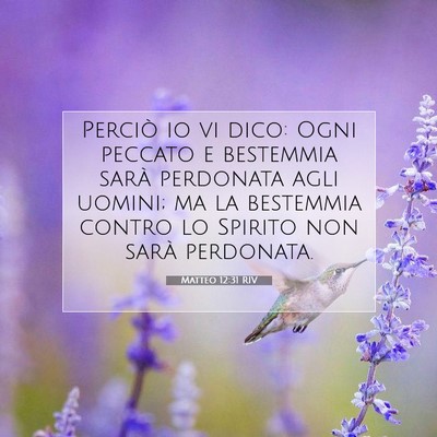 Matteo 12:31 Versetto della Bibbia Spiegato