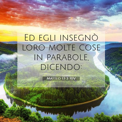 Matteo 13:3 Versetto della Bibbia Spiegato