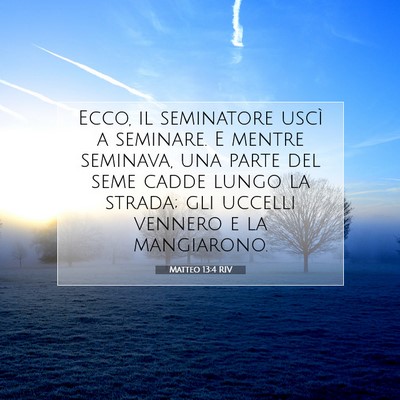 Matteo 13:4 Versetto della Bibbia Spiegato