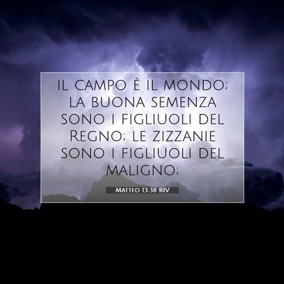 Matteo 13:38 Versetto della Bibbia Spiegato