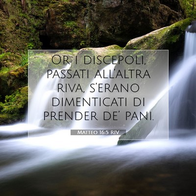Matteo 16:5 Versetto della Bibbia Spiegato