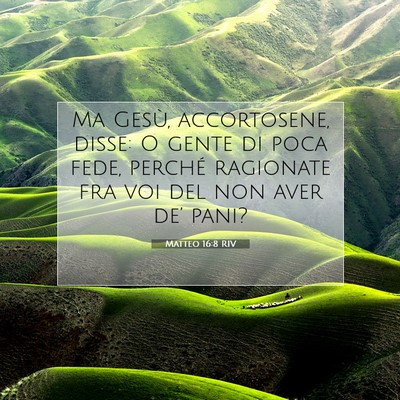 Matteo 16:8 Versetto della Bibbia Spiegato