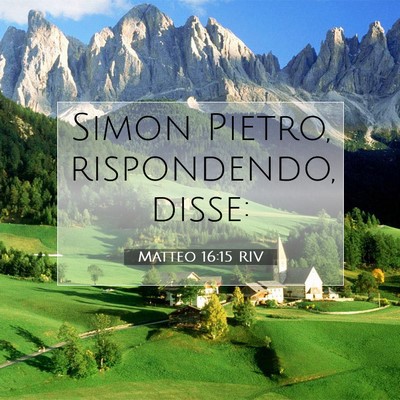 Matteo 16:15 Versetto della Bibbia Spiegato