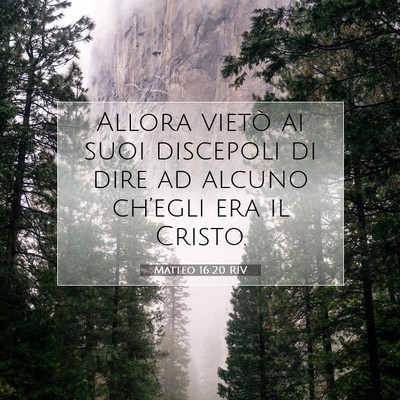 Matteo 16:20 Versetto della Bibbia Spiegato