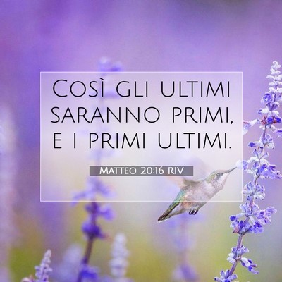 Matteo 20:16 Versetto della Bibbia Spiegato
