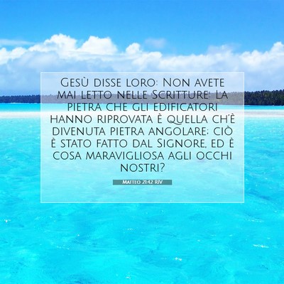 Matteo 21:42 Versetto della Bibbia Spiegato