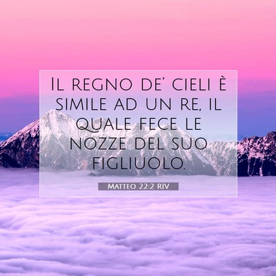 Matteo 22:2 Versetto della Bibbia Spiegato