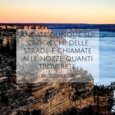 Matteo 22:9 Versetto della Bibbia Spiegato