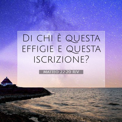 Matteo 22:20 Versetto della Bibbia Spiegato