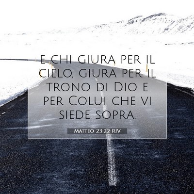 Matteo 23:22 Versetto della Bibbia Spiegato