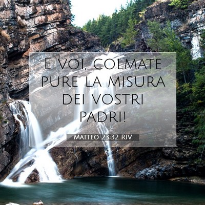 Matteo 23:32 Versetto della Bibbia Spiegato