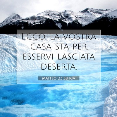 Matteo 23:38 Versetto della Bibbia Spiegato