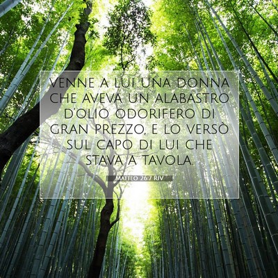 Matteo 26:7 Versetto della Bibbia Spiegato