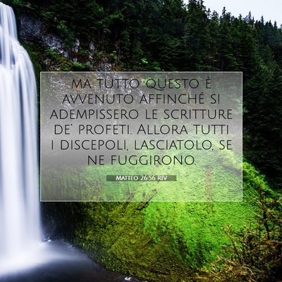 Matteo 26:56 RIV Immagine del Versetto della Bibbia