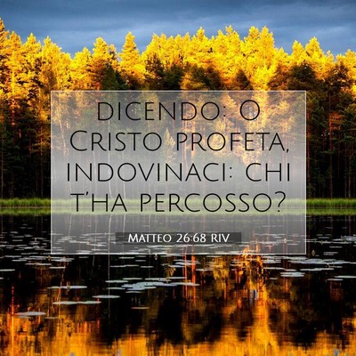 Matteo 26:68 Versetto della Bibbia Spiegato