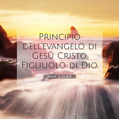 Marco 1:1 Versetto della Bibbia Spiegato