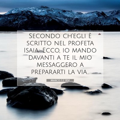 Marco 1:2 Versetto della Bibbia Spiegato