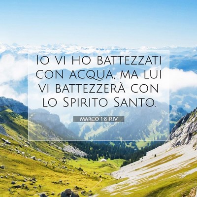 Marco 1:8 Versetto della Bibbia Spiegato