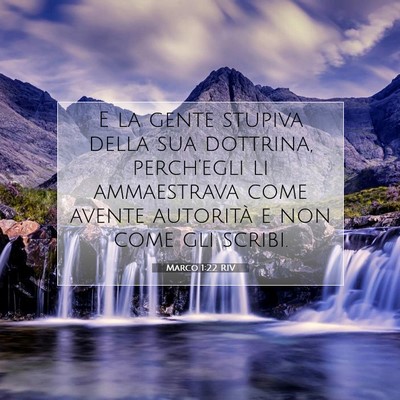 Marco 1:22 Versetto della Bibbia Spiegato
