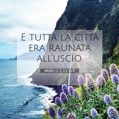 Marco 1:33 Versetto della Bibbia Spiegato