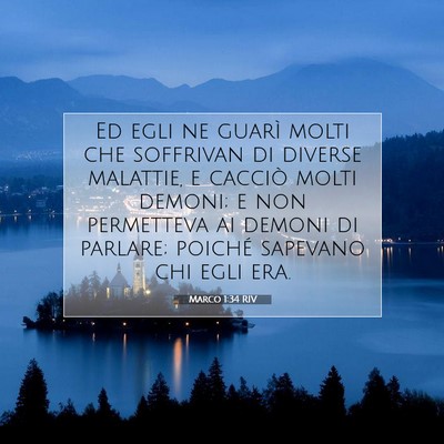 Marco 1:34 Versetto della Bibbia Spiegato
