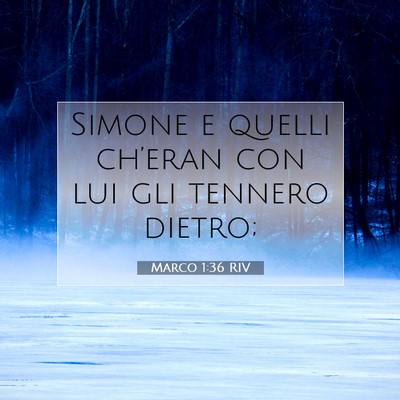 Marco 1:36 Versetto della Bibbia Spiegato