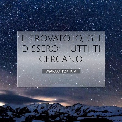 Marco 1:37 Versetto della Bibbia Spiegato