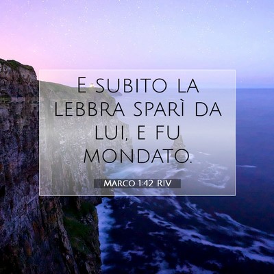 Marco 1:42 Versetto della Bibbia Spiegato