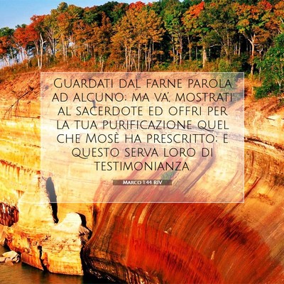 Marco 1:44 Versetto della Bibbia Spiegato