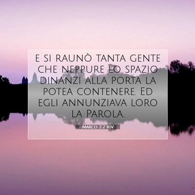 Marco 2:2 Versetto della Bibbia Spiegato