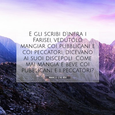 Marco 2:16 Versetto della Bibbia Spiegato