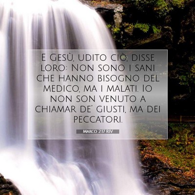 Marco 2:17 RIV Immagine del Versetto della Bibbia