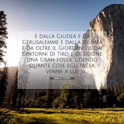 Marco 3:8 Versetto della Bibbia Spiegato