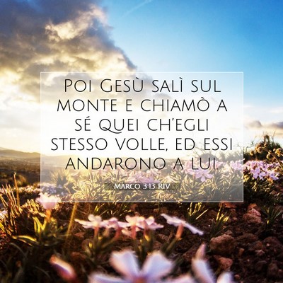 Marco 3:13 Versetto della Bibbia Spiegato