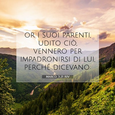Marco 3:21 Versetto della Bibbia Spiegato