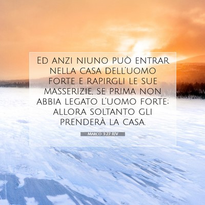 Marco 3:27 Versetto della Bibbia Spiegato