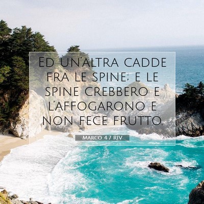 Marco 4:7 Versetto della Bibbia Spiegato