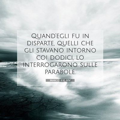 Marco 4:10 Versetto della Bibbia Spiegato