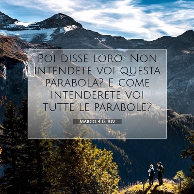 Marco 4:13 Versetto della Bibbia Spiegato