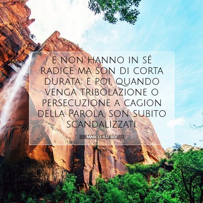 Marco 4:17 Versetto della Bibbia Spiegato