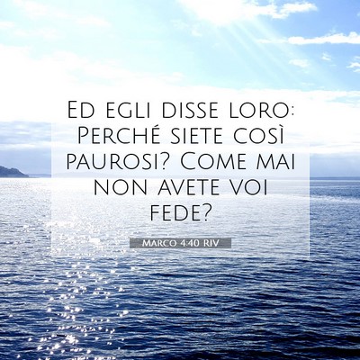 Marco 4:40 Versetto della Bibbia Spiegato