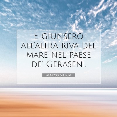 Marco 5:1 Versetto della Bibbia Spiegato