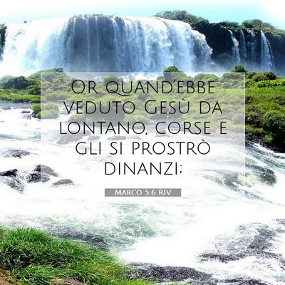 Marco 5:6 Versetto della Bibbia Spiegato