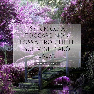 Marco 5:28 Versetto della Bibbia Spiegato