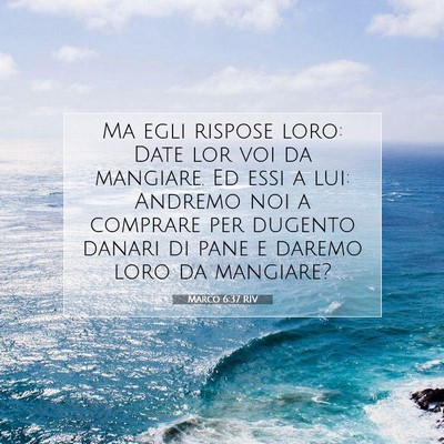 Marco 6:37 Versetto della Bibbia Spiegato