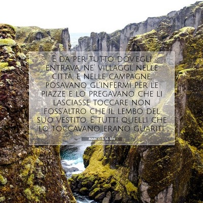 Marco 6:56 Versetto della Bibbia Spiegato